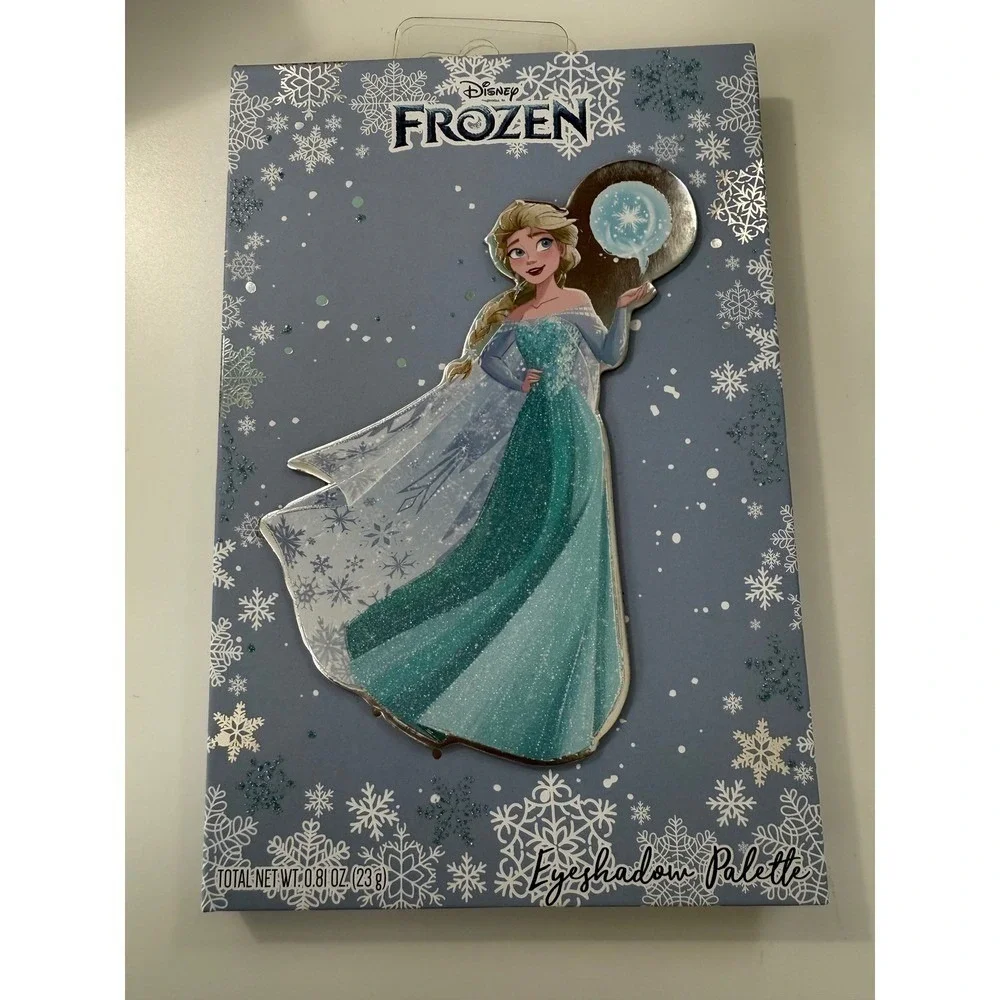 Disney Frozen Blue Eyeshadow Palette Shimmer Matte Makeup Collector NIB